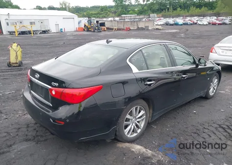 2014 Infiniti Q50 Premium из США, поврежденный, VIN JN1BV7AR3EM697330